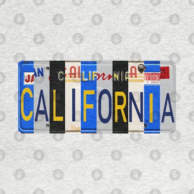 California License Plates by stermitkermit